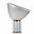 Лампа светильник Taccia 49 см  Серебро фото 7