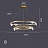 Серия кольцевых люстр с коронообразными плафонами разного диаметра HANNA A фото 8