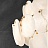 Дизайнерская люстра с многоуровневым абажуром из подвесок круглой формы из благородного испанского мрамора MISSI B фото 6