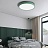 Светодиодные плоские потолочные светильники KIER 30 см  Зеленый фото 3