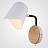 Настенный светильник в скандинавском стиле с поворотными плафонами Белый фото 2