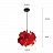 Дизайнерский подвесной светильник с имитацией древесной фактуры SEASONS 40 см  Бордовый (Гранатовый) фото 5