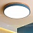 Цветные плоские светодиодные светильники в эко стиле DISC DH 27 см  Белый фото 10