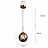 Подвесной светильник CHAIMA-2 Янтарный фото 4