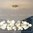 Серия кольцевых люстр с шарообразными матовыми плафонами и декоративными дисками MATISSE R 105 см   фото 10